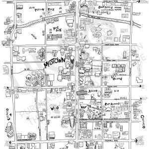 Phoenix Midtown Map for sale