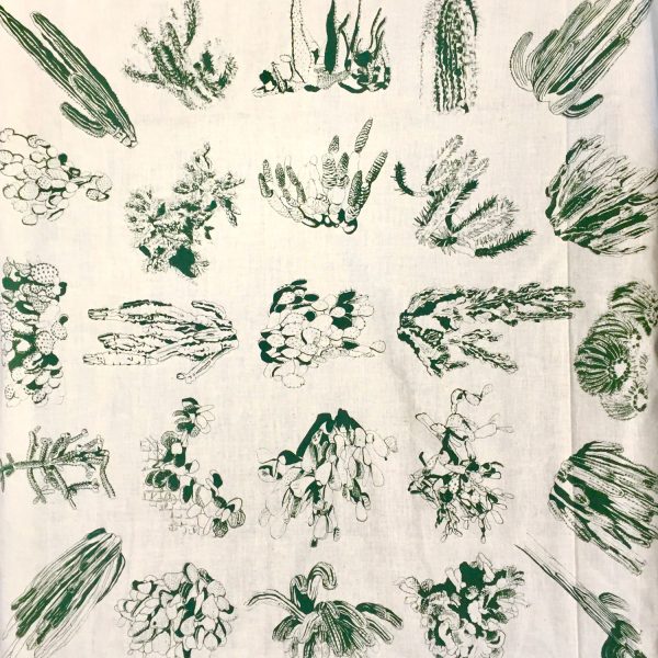 Cactus bandana with 25 cactus illustrations