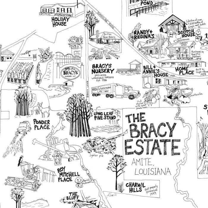 Bracy Estate Map – Regina Bracy