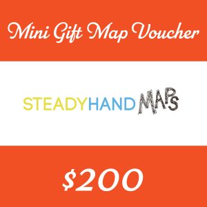Steady Hand Maps Mini Gift map voucher