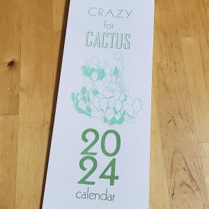 Crazy for Cactus letterpress calendar